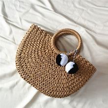 Load image into Gallery viewer, Pompon Beach Bag