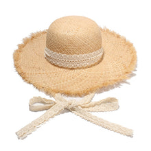 Load image into Gallery viewer, Natural Straw Sun Hat