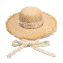 Load image into Gallery viewer, Natural Straw Sun Hat