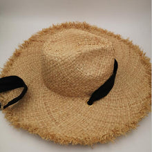 Load image into Gallery viewer, New Handmade Raffia Sun Hat