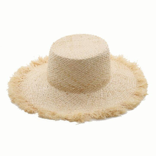 Summer Women Foldable Raffia Hat