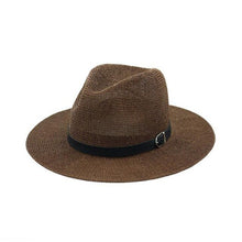 Load image into Gallery viewer, Vintage Panama  Straw Sun Hat
