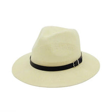 Load image into Gallery viewer, Vintage Panama  Straw Sun Hat