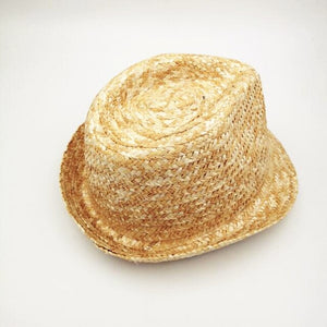 Natural Brim Raffia Straw Sun Hat