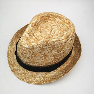 Natural Brim Raffia Straw Sun Hat