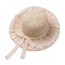 Load image into Gallery viewer, Summer Floppy Straw Sun Hat