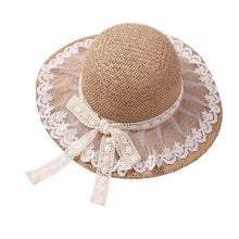 Load image into Gallery viewer, Summer Floppy Straw Sun Hat