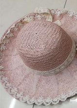 Load image into Gallery viewer, Summer Floppy Straw Sun Hat